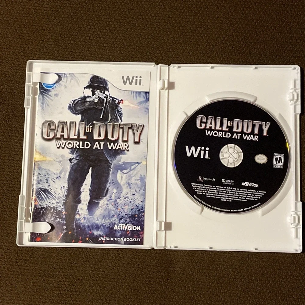 Call of‎ Duty: World at War (Nintendo Wii, 2008) Complete CIB Tested